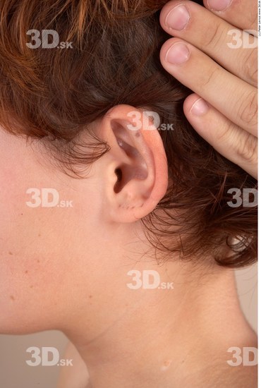 Ear Whole Body Woman Shoes Average Studio photo references