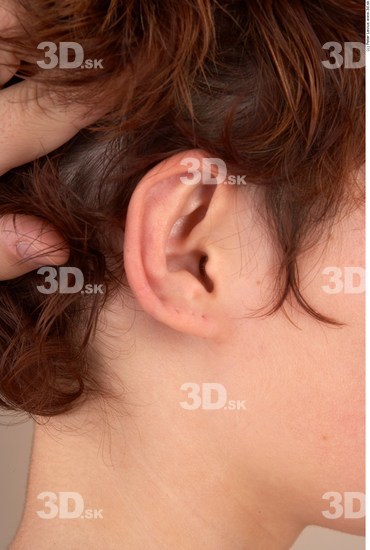 Ear Whole Body Woman Shoes Average Studio photo references