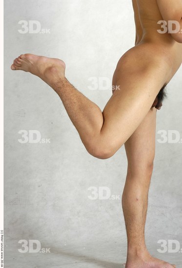 Whole Body Phonemes Man Asian Nude Slim Male Studio Poses