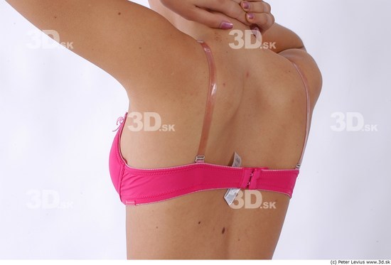 Whole Body Back Woman Underwear Slim Studio photo references