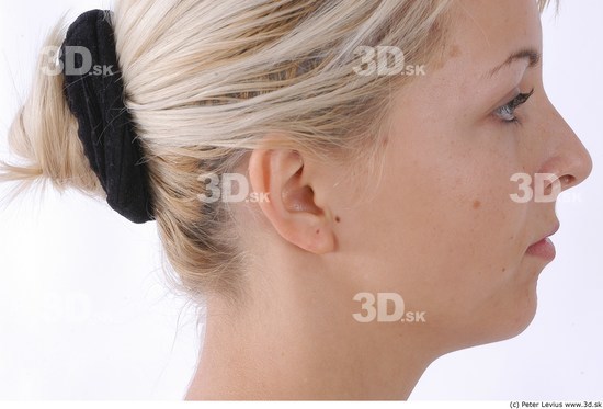 Ear Whole Body Woman Casual Slim Studio photo references