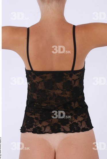Back Woman Underwear Slim Studio photo references