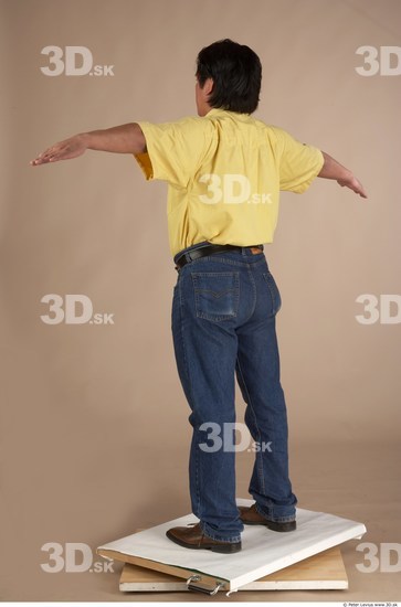 Whole Body Man Overweight Male Studio Poses