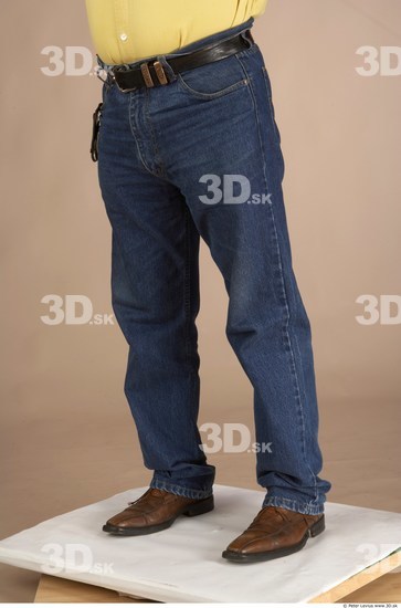 Whole Body Man Overweight Male Studio Poses