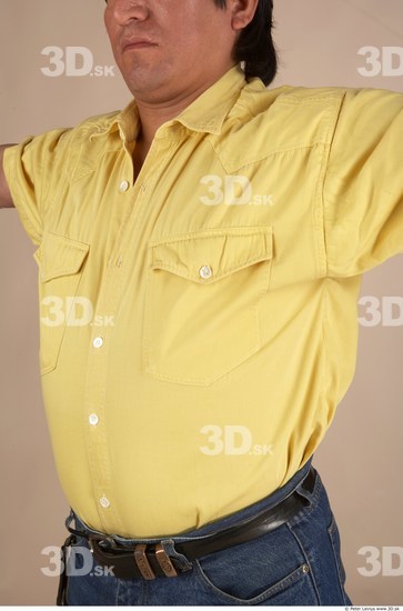 Whole Body Man Overweight Male Studio Poses