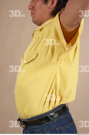 Whole Body Man Overweight Male Studio Poses