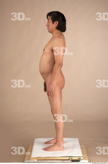 Whole Body Man Overweight Male Studio Poses