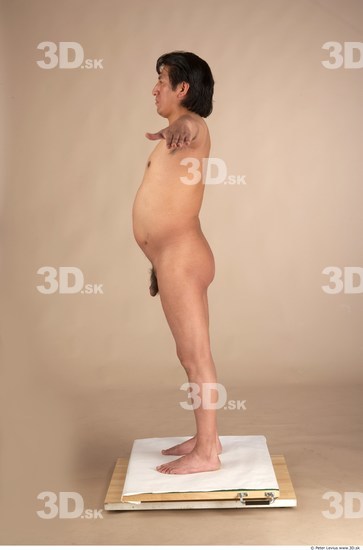 Whole Body Man Overweight Male Studio Poses