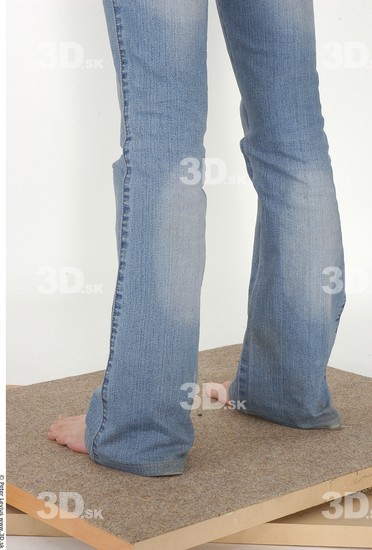 Calf Whole Body Woman Casual Slim Studio photo references