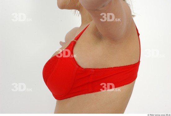 Chest Whole Body Woman Underwear Slim Studio photo references