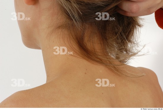 Neck Whole Body Woman Slim Studio photo references