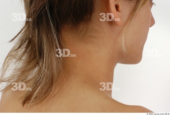 Neck Whole Body Woman Slim Studio photo references