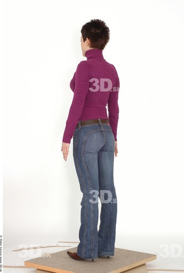 Whole Body Woman Casual Average Studio photo references