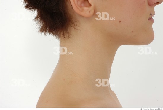 Neck Whole Body Woman Nude Average Studio photo references