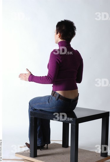 Whole Body Woman Artistic poses White Casual Average