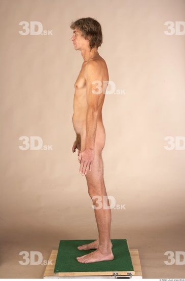 Whole Body Man Nude Athletic Studio photo references