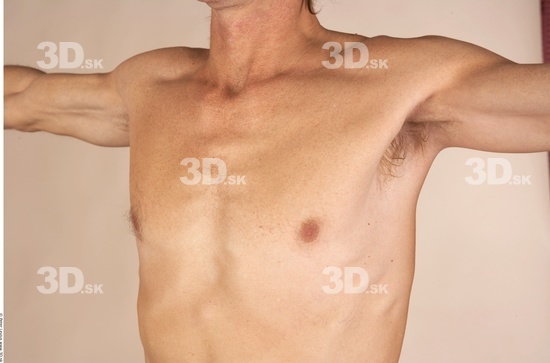 Chest Whole Body Man Nude Athletic Studio photo references