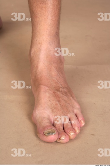 Foot Whole Body Man Nude Athletic Studio photo references