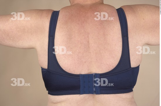 Whole Body Back Woman Underwear Chubby Studio photo references