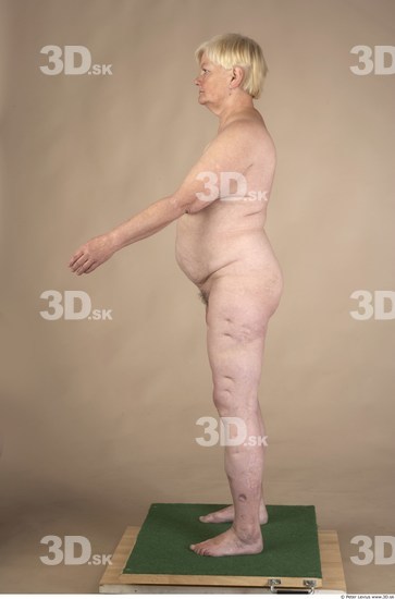 Whole Body Woman Nude Chubby Studio photo references