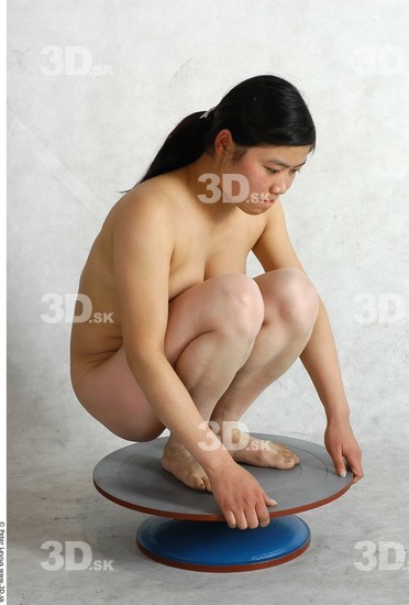 Whole Body Phonemes Woman Asian Nude Chubby Studio photo references