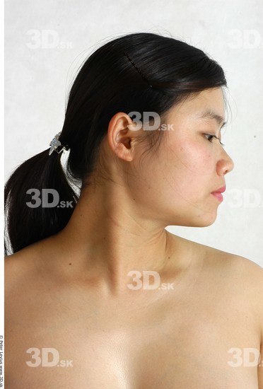 Whole Body Head Phonemes Woman Animation references Asian Nude Chubby Studio photo references