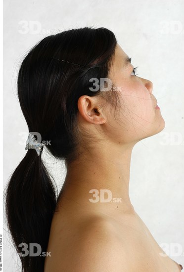 Neck Whole Body Phonemes Woman Animation references Asian Nude Chubby Studio photo references