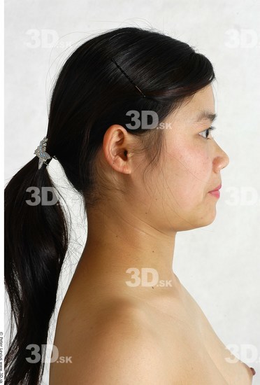 Neck Whole Body Phonemes Woman Animation references Asian Nude Chubby Studio photo references