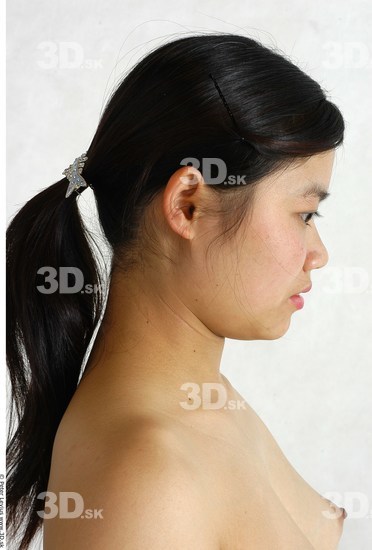 Neck Whole Body Phonemes Woman Animation references Asian Nude Chubby Studio photo references