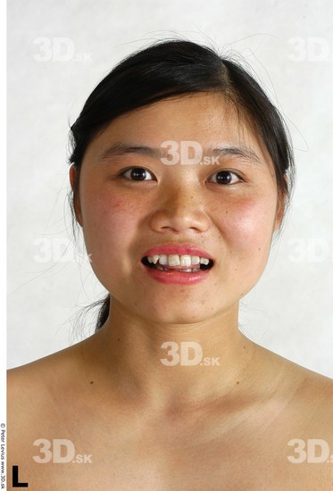 Face Whole Body Phonemes Woman Asian Nude Chubby Studio photo references