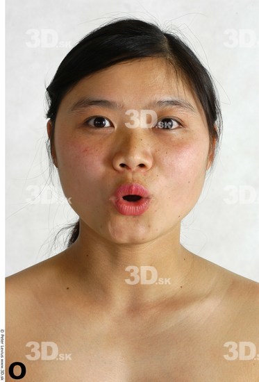 Face Whole Body Phonemes Woman Asian Nude Chubby Studio photo references