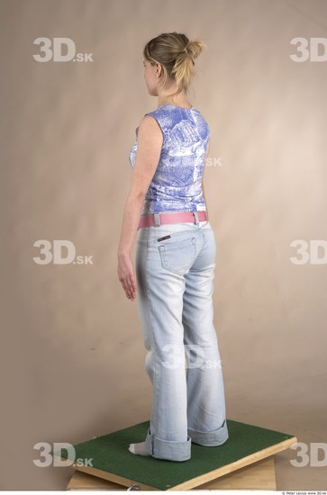 Whole Body Woman Casual Slim Studio photo references