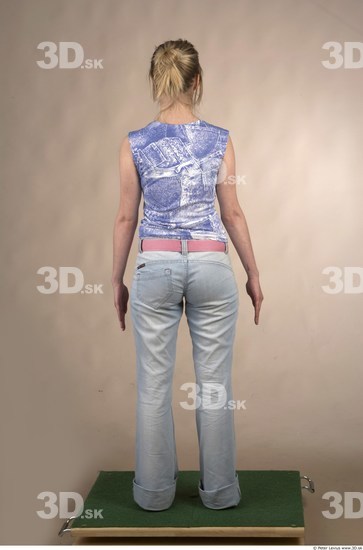 Whole Body Woman Casual Slim Studio photo references