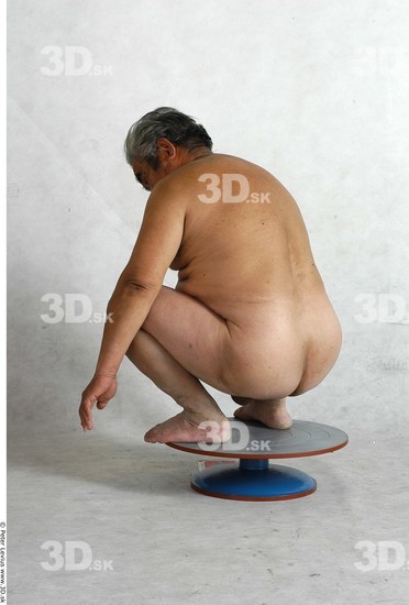 Whole Body Phonemes Man Asian Nude Overweight Studio photo references