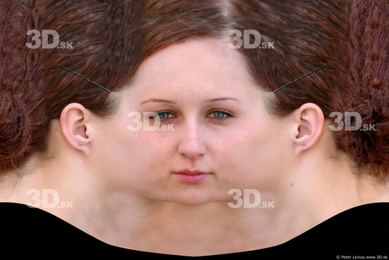 Woman White Head textures