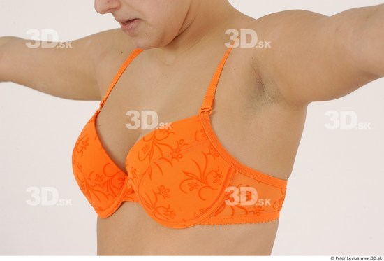 Chest Whole Body Woman Underwear Slim Studio photo references