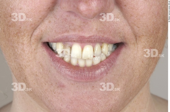 Whole Body Teeth Woman Overweight Studio photo references