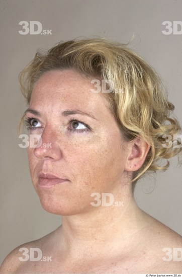 Whole Body Head Woman Overweight Studio photo references