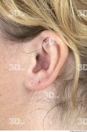 Ear Whole Body Woman Overweight Studio photo references