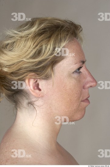 Whole Body Head Woman Overweight Studio photo references