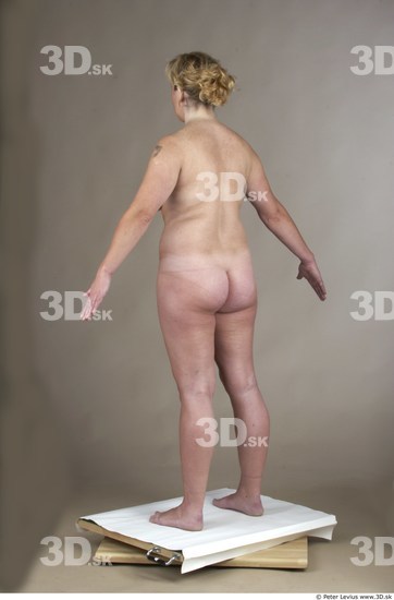 Whole Body Woman Nude Overweight Studio photo references