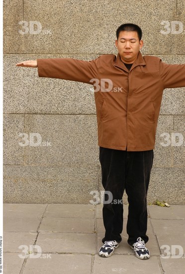 Whole Body Man T poses Asian Casual Average