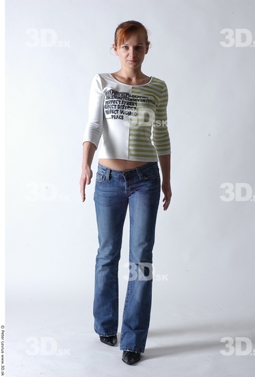 Whole Body Woman Animation references White Casual Slim