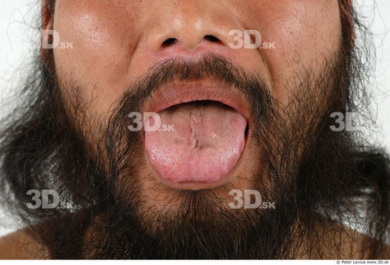 Whole Body Tongue Man Asian Nude Average Studio photo references