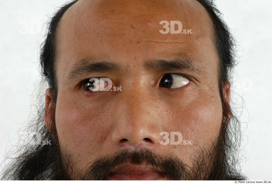 Eye Whole Body Man Asian Nude Average Studio photo references