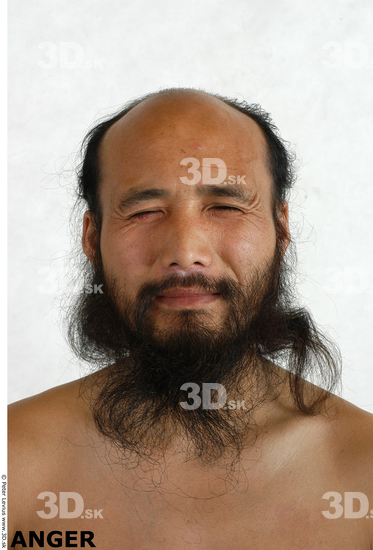 Face Whole Body Phonemes Emotions Man Asian Nude Average Studio photo references