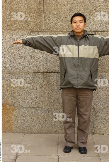 Whole Body Man T poses Asian Casual Average