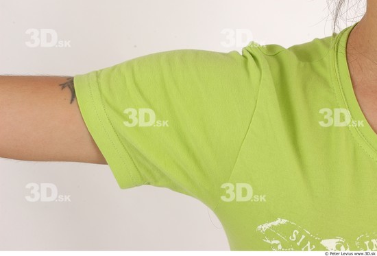 Arm Whole Body Woman Casual Athletic Studio photo references