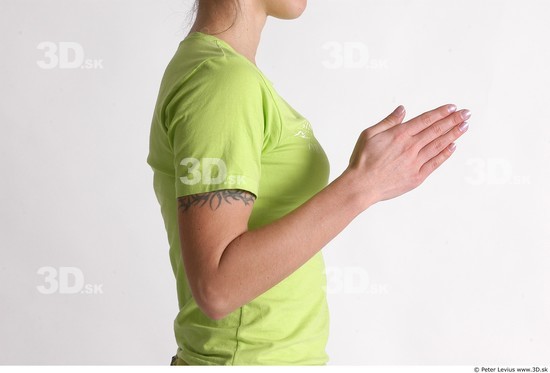 Arm Whole Body Woman Animation references Casual Athletic Studio photo references