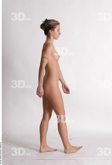 Whole Body Woman Animation references Nude Athletic Studio photo references